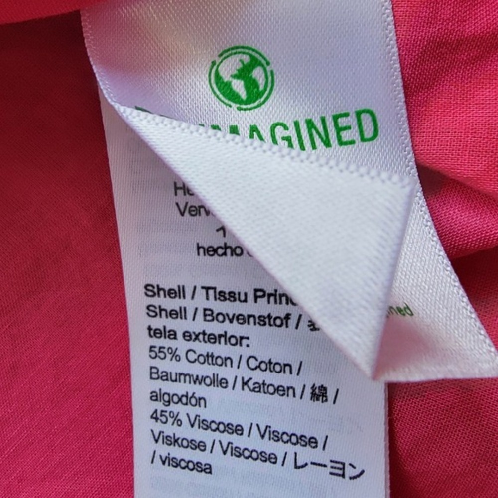 J.Crew Re-Imagined Hot Pink Smocked Back Baba doll Mini Dress Womens 8 Fuchsia - Picture 7 of 12